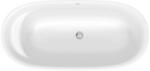 Duravit Cape Cod - Szabadon álló kád, 1650x780 mm, DuraSolid, ClickClack, fehér 700459000000000 (700459000000000)