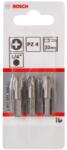 Bosch Tartozékok - PZ4 bitkészlet, hossza 32 mm, 3 db 2607001566 (2607001566)