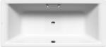 Kaldewei Ambiente - Téglalap alakú kád Puro Duo 664, 1800x800 mm, fogantyúnyílásokkal, csúszásgátló, fehér színű 266410220001 (266410220001)