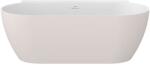 RAVAK Freedom Wall II Tec - Fürdőkád 170x87 cm, Alabaster Pink/fehér CC71600000 (CC71600000)