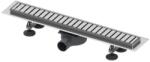 TECE Linus - Zuhanylefolyó 90 cm, rácsos, csiszolt rozsdamentes acél 15100099 (15100099)