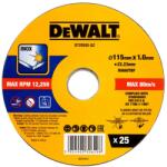 DEWALT Tartozékok - Vágótárcsakészlet rozsdamentes acélhoz 115x22, 23 mm, 25 db DT20593 (DT20593)