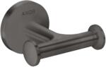 Hansgrohe Universal Circular - Dupla akasztó, csiszolt fekete króm 42812340 (42812340)