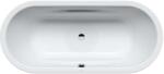 Kaldewei Ambiente - Ovális fürdőkád Vaio Duo Oval 951, 1800x800 mm, csúszásgátló, Perl-Effekt, fehér 233130003001 (233130003001)