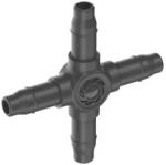 GARDENA Micro-Drip-System - 4 irányú csatlakozó 4, 6 mm, 10 db 13214-20 (13214-20)
