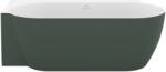 RAVAK Freedom Corner II Tec - Fürdőkád 175x86 cm, bal, Grey Green/fehér CC91200000 (CC91200000)