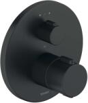 Duravit - Termosztatikus csaptelep falsík alatti beépítéshez, 2 készülékhez, matt fekete TH4200014046 (TH4200014046)