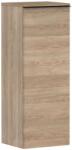 Hansgrohe Xelu Q - Oldalszekrény 40x107x35 cm, 1 ajtós, jobb oldali ajtópánt, natúr tölgy/matt fekete 54133670 (54133670)