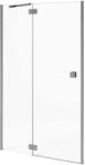 Jika Cubito Pure - Zuhanyajtó 900 mm-es, balra, Jika perla Glass, ezüst/tiszta üveg H2544220026681 (H2544220026681)