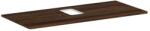 Hansgrohe Xelu Q - Mosdópult 118x55 cm, középen kivágás, sötét dió 54122630 (54122630)