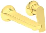 Ideal Standard La Dolce Vita - Mosdókagyló-keverő rejtett beépítéshez, 2 lyukú beépítéshez, csiszolt arany színben BD956A2 (BD956A2)