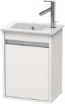 Duravit Ketho - Mosdókagylószekrény 550x400x285 mm, balra, fényes fehér KT6417L2222 (KT6417L2222)
