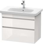 Duravit DuraStyle - Mosdószekrény 610x730x448 mm, 2 fiókos, fényes fehér DS648102222 (DS648102222)