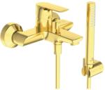 Ideal Standard Connect Air - Fürdőszobai mixer tartozékokkal, Brushed Gold A7056A2 (A7056A2)