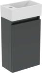 Ideal Standard Eurovit+ - Szekrény kézmosóval, 55x35x20 cm, 1 ajtós, sötét szürke R0570TI (R0570TI)