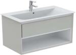 Ideal Standard Connect Air - Szekrény a mosdókagyló alatt 1000x440x517 mm, fényes világosszürke/fehér matt E0828EQ (E0828EQ)