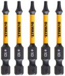 DEWALT Tartozékok - T10 bitkészlet, 5 db DT7393T (DT7393T)