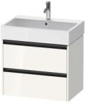 Duravit Ketho. 2 - Mosdószekrény 549x684x460 mm, 2 fiókos, fehér fényes, fényes fehér K25276022220000 (K25276022220000)