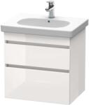 Duravit DuraStyle - Mosdószekrény 610x930x453 mm, 2 fiókos, fehér fényes, fényes fehér DS648302222 (DS648302222)