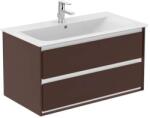 Ideal Standard Connect Air - Szekrény a mosdókagyló alatt 1000x440x517 mm, barna szőnyeg/fehér szőnyeg E0821VY (E0821VY)