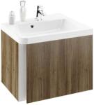 RAVAK 10° - Szekrény sarokmosdókagylóhoz SD 550 R, 550x485x450 mm, jobbra, sötét diófa X000000744 (X000000744)