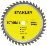 STANLEY Tartozékok - Fűrészlap fához 170x16 mm, 40 fog STA13125-XJ (STA13125-XJ)