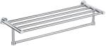 Omnires Modern projekt - Polc törülközőtartóval, 60 cm hosszú, krómozott MP60920CR (MP60920CR)