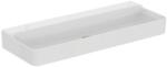 Ideal Standard Conca Ceram - Dupla mosdókagyló pultra 1200x450 mm, túlfolyó nélkül, csapfurat nélkül, fehér színben T384501 (T384501)