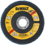 DEWALT Tartozékok - Lamellás csiszolókorong, P80, átmérő 125 mm, 10 db DT3267 (DT3267)