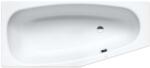 Kaldewei Advantage - Aszimmetrikus kád Mini jobbra 834, 1570x700 mm, fehér 224400010001 (224400010001)