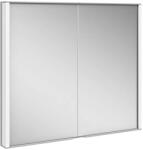 KEUCO Royal Match - Tükrös szekrény LED világítással, beépíthető, 800x700x149 mm, ezüst eloxálva 12812171311 (12812171311)