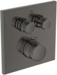 Ideal Standard CeraTherm Navigo - Termosztatikus, rejtett zuhanykeverő 2 készülékhez, Magnetic Grey A7302A5 (A7302A5)