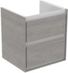Ideal Standard Connect Air - Mosdószekrény 480x409x517 mm, szürke tölgy/matt fehér lakk E1607PS (E1607PS)