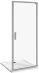 Jika Nion - Egyszárnyú zuhanykabin ajtó L/P, 800 mm, Jika perla Glass, ezüst/átlátszó üveg H2542N10026681 (H2542N10026681)