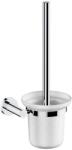Omnires Modern projekt - Fali WC kefe tartóval, tejüveg/króm MP60620CR (MP60620CR)