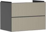 Hansgrohe Xevolos E - Mosdószekrény 78x58x48 cm, 2 fiókos, matt szürke/bronz 54180390 (54180390)