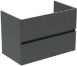 Ideal Standard Eurovit+ - Mosdószekrény, 55x80x44 cm, 2 fiókos, fényes szürke R0263TI (R0263TI)