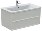 Ideal Standard Connect Air - Mosdószekrény 1000x440x517 mm, fényes világosszürke/fehér matt E0821EQ (E0821EQ)