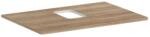 Hansgrohe Xelu Q - Mosdópult 78x55 cm, középen kivágás, natúr tölgy 54120230 (54120230)