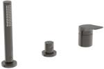 Ideal Standard La Dolce Vita - Kádperemes csaptelep, 3 lyukú beépítés, Magnetic Grey BD670A5 (BD670A5)