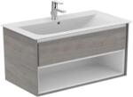 Ideal Standard Connect Air - Szekrény a mosdókagyló alatt 1000x440x517 mm, dekor szürke tölgy/fehér matt E0828PS (E0828PS)