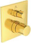 Ideal Standard CeraTherm - Termosztatikus kádkeverő rejtett beépítéshez, Brushed Gold A7522A2 (A7522A2)
