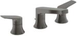 Ideal Standard La Dolce Vita - Mosdókagyló keverő kifolyóval, 3 lyukú beépítés, Magnetic Grey BD661A5 (BD661A5)