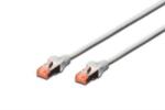 ASSMANN DK-1612-0025 Premium CAT 6 UTP patch kábel 25cm szürke (DK-1612-0025) (DK-1612-0025)
