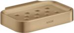 Hansgrohe Universal Circular - Szappantartó tartóval, szálcsiszolt bronz 42805140 (42805140)