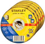 STANLEY Tartozékok - Csiszolókorong készlet fémhez 115x22 mm, 5 db STA32056-QZ (STA32056-QZ)