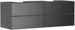 Hansgrohe Xevolos E - Mosdószekrény 157x56x55 cm, 4 fiókos, matt szürke/metálszürke 54201770 (54201770)