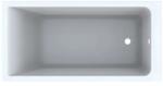Geberit Selnova Square - Fürdőkád 1700x750x420 mm, fehér 554.385. 01.1 (554.385.01.1)