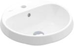 Villeroy & Boch Architectura - Süllyesztett mosdókagyló, 450x450 mm, túlfolyóval, csapfurattal, alpesi fehér 5A654501 (5A654501)