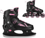 NILS Extreme Állítható görkorcsolya Enzo 2in1 NH382 méretekkel Nils Extreme jégkorcsolya 28/31 fekete|rózsaszín